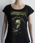 Metal Attack Merch Shop - Rock Hard Festival 2019 - Girlie Shirt Skull Spitze Langarm